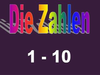 Die Zahlen