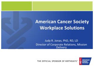 American Cancer Society Workplace Solutions