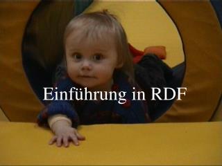 Einführung in RDF