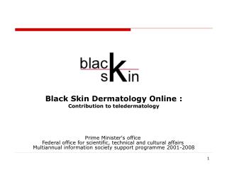 Black Skin Dermatology Online : Contribution to teledermatology