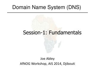 Domain Name System (DNS)