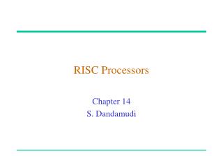RISC Processors