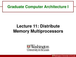 Graduate Computer Architecture I