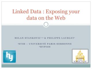 Linked Data : Exposing your data on the Web