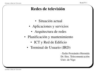 Redes de televisión