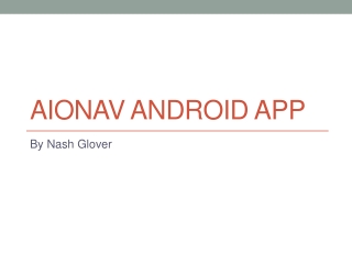 AIONAV Android App