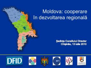 Moldova: cooperare în dezvoltarea regională