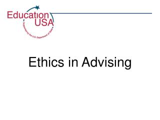 Ethics in Advising