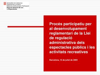 Objectiu del procés participatiu