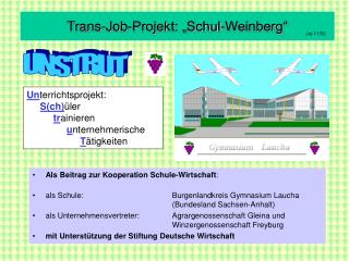 Trans-Job-Projekt: „Schul-Weinberg“