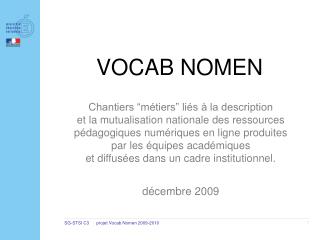 VOCAB NOMEN