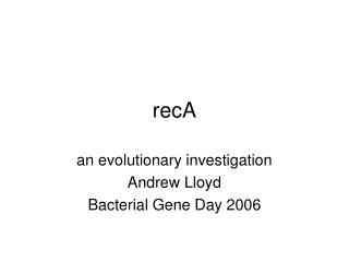 recA