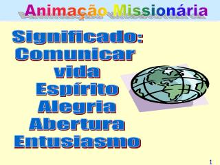 Animação Missionária