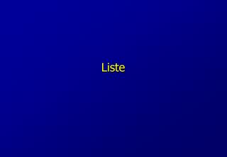 Liste