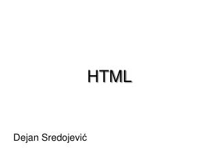 HTML