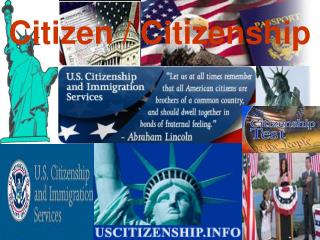 Citizen / Citizenship