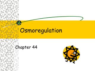 Osmoregulation