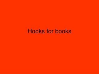 Hooks for books