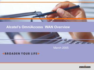 Alcatel’s OmniAccess WAN Overview