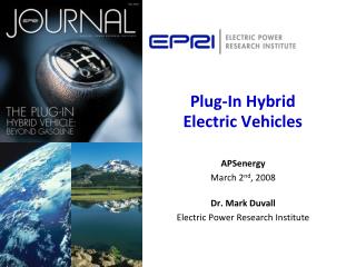 Plug-In Hybrid Electric Vehicles