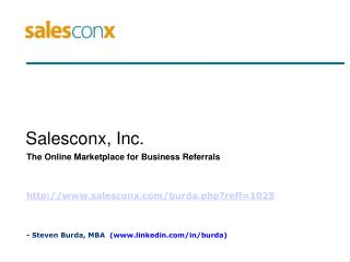 Salesconx, Inc.