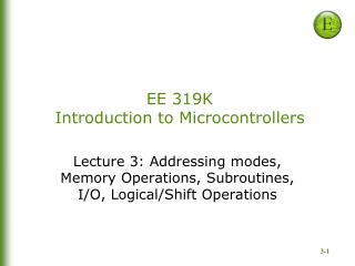 EE 319K Introduction to Microcontrollers