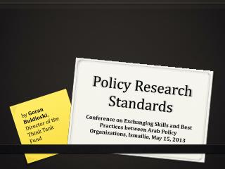 Policy Research Standards