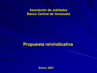Asociación de Jubilados Banco Central de Venezuela
