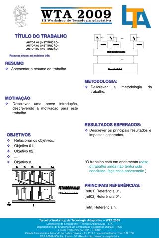 TÍTULO DO TRABALHO