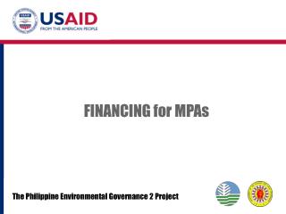 FINANCING for MPAs