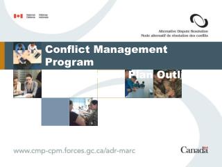Conflict Management Program Transition Plan Outline
