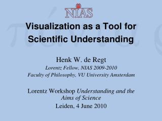Visualization as a Tool for Scientific Understanding