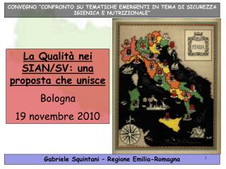 CONVEGNO “CONFRONTO SU TEMATICHE EMERGENTI IN TEMA DI SICUREZZA IGIENICA E NUTRIZIONALE”