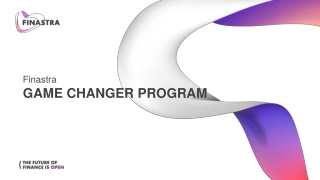 Game Changer Program