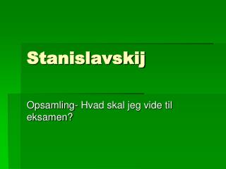 Stanislavskij