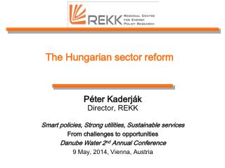 The Hungarian sector reform
