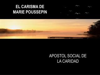 APOSTOL SOCIAL DE LA CARIDAD