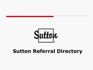 Sutton Referral Directory