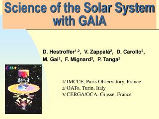 Science of the Solar System with GAIA