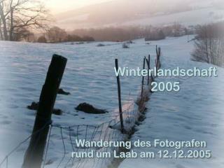 Winterlandschaft 2005