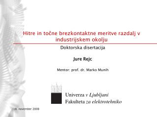 Hitre in točne brezkontaktne meritve razdalj v industrijskem okolju