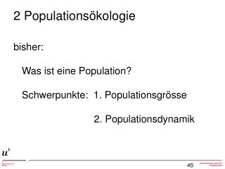 2 Populationsökologie