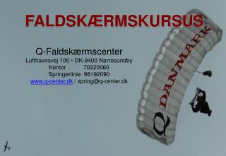 FALDSKÆRMSKURSUS