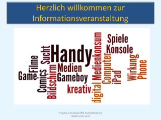 Herzlich willkommen zur Informationsveranstaltung