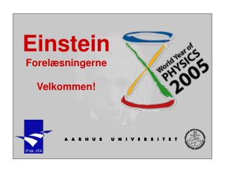 Einstein Forelæsningerne