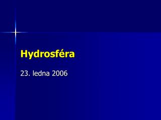 Hydrosféra