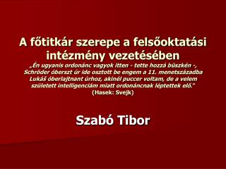 Szabó Tibor