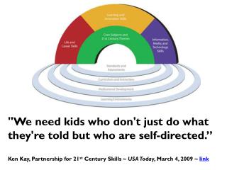 &quot;We need kids who don't just do what they're told but who are self-directed.”