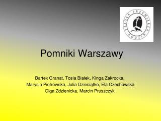 Pomniki Warszawy