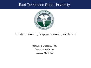 Innate Immunity Reprogramming in Sepsis